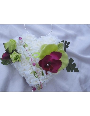 Bouquet de Mariee "Cœur des Orchidées" avec de belles roses