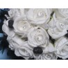 Bouquet noir et blanc diamants