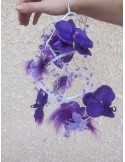 Spécial Bouquet de Mariée pour Poignet avec Orchidées et Papillons