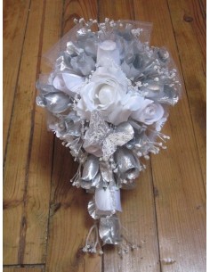 Lot Fleurs pour Mariage-Mathilde: 2 bouquets de mariée