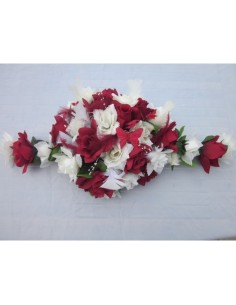 Lot pour mariage: décoration voiture, composition de table