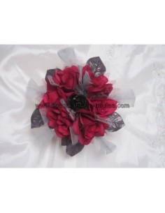 Commande pour Mariage: bouquet, boutonnière et collier