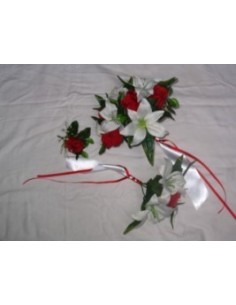 Lot de bouquets "chérie" disponible en plusieurs couleurs*avec roses, perles 2