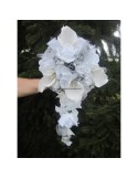 Bouquet Mariée Tombant thème Angélique Couleur Argent ou Or