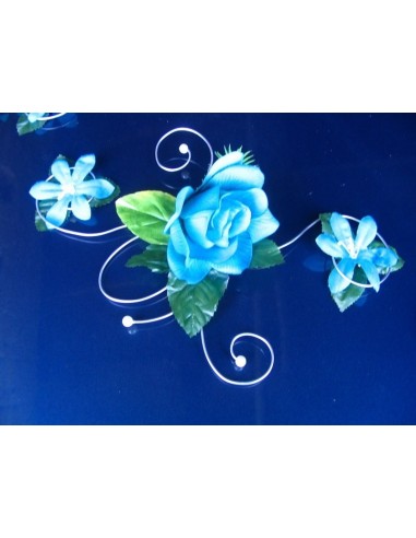 4 compositions florales de voiture de mariés avec choix couleurs!