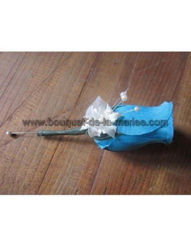 Bouquet de Mariée et Boutonnière fait avec des Lys, Roses, Perles