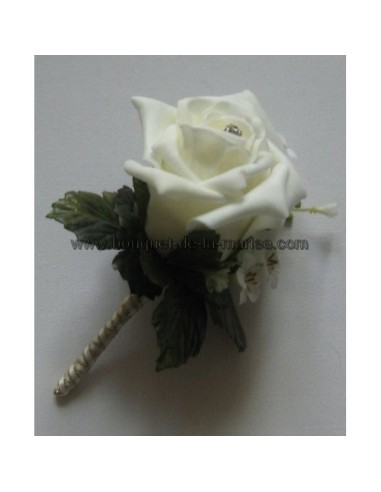 Bouquet de mariage thème "cœur chocolat" avec de Belles Roses