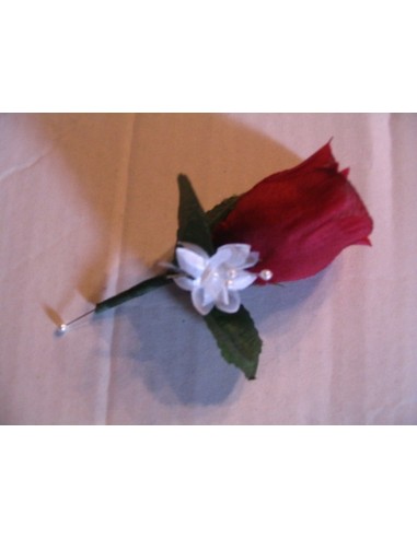 Bouquet de Mariée Tombant Romantique avec belles roses, lys, perles