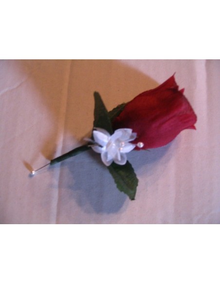 Bouquet de Mariée Tombant Romantique avec belles roses, lys, perles