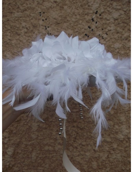 Bouquet de mariage avec de belles fleurs. Réalisation sur mesure France Bouquet de mariage avec de belles fleurs. Réalisation sur mesure France
