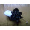 Bouquet mariée noir blanc orchidée