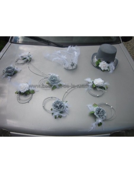 Commande Privé Papin Décoration de voiture pour mariage