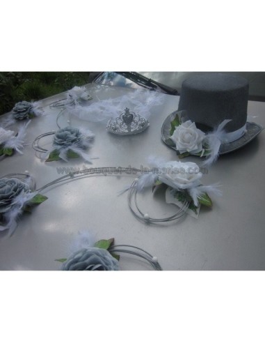 Commande Privé Papin Décoration de voiture pour mariage