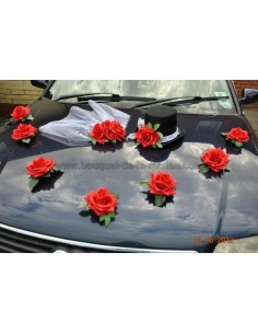 Lot Mariage M SULC: Bouquet, décoration de voiture, compositions 2