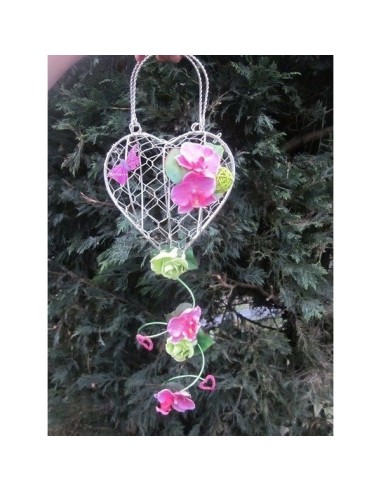 Bouquet sac à main en forme de cœur pour mariage