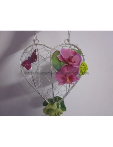 Bouquet sac à main en forme de cœur pour mariage