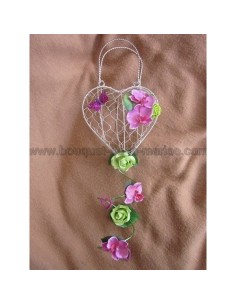 Bouquet sac à main en forme de cœur pour mariage