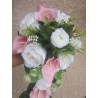 bouquet mariée arums rose