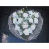 Bouquet voiture mariage coeur des roses