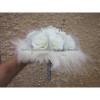 Bouquet Rond Etoiles blanc ou ivoire