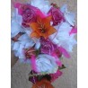 Bouquet fushia orange