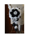 Lot Commande: Bouquet de la mariée et boutonnière papillon