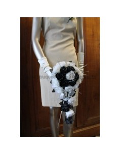 Lot Commande: Bouquet de la mariée et boutonnière papillon 2