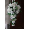 Boquet mariée roses couleur ecru
