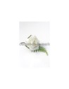 boutonnière blanche avec diamante fantaisie