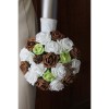 Bouquet mariée anis chocolat papillon