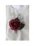 Boutonnière mariage porte alliances - choix des couleurs