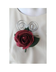 Boutonnière mariage porte alliances - choix des couleurs