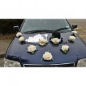 PRIX CHOC: Décoration de voiture mariage thème chapeau et voile