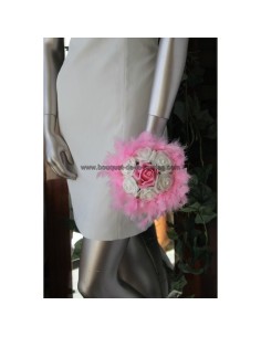 Bouquet Demoiselle d'honneur thème rose tendre pour mariage