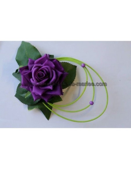 Décoration voiture mariage papillon couleur violet et vert Décoration voiture mariage papillon couleur violet et vert