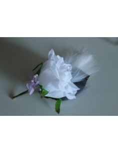 Lot Mariage Composition voiture, bouquet mariée et boutonnière 2