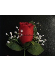 Belle Boutonnière pour Mariage avec des Perles 2