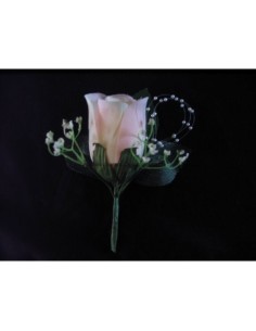 Belle Boutonnière pour Mariage avec des Perles
