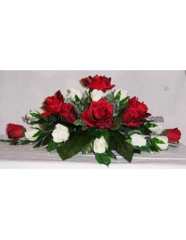 Bouquet mariée, 3 bouquets demoiselle d'honneur et centre de table