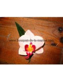 Boutonnière Mariage Orchidée pour cérémonie élégante 