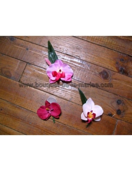 Boutonnière Mariage Orchidée pour cérémonie élégante 