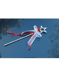 PROMO: Bouquet mariage demoiselle d'honneur avec fleurs et étoile