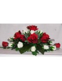 Bouquet mariée, 3 bouquets demoiselle d\'honneur et centre de table