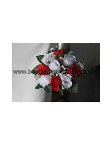 Bouquet mariée, 3 bouquets demoiselle d'honneur et centre de table