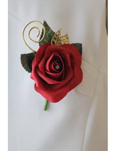 Bouquet de Mariée Exceptionnel avec des roses, lys, perles, gemmes