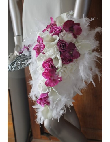 Bouquet Mariée, boutonnière, coussin d'alliance et cœurs de voiture