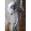 Bouquet de mariée mariage parme strass et perles