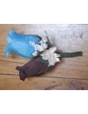 Double Boutonnière pour Mariage élégant fait main en France