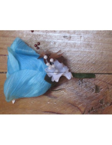 Boutonnière pour mariage. Belle rose et accessoires Choix des couleurs
