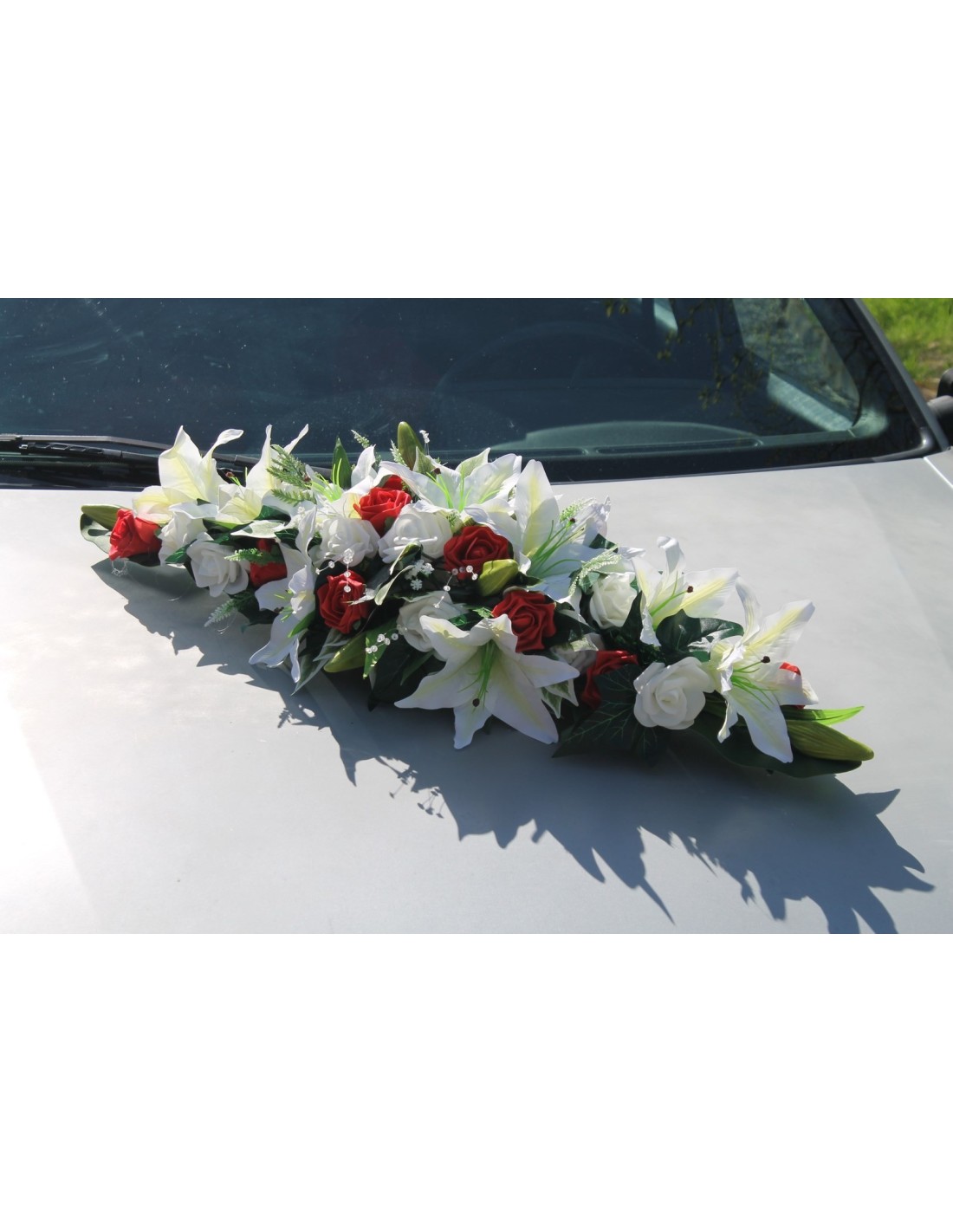 Bouquet Fleur Voiture Mariage